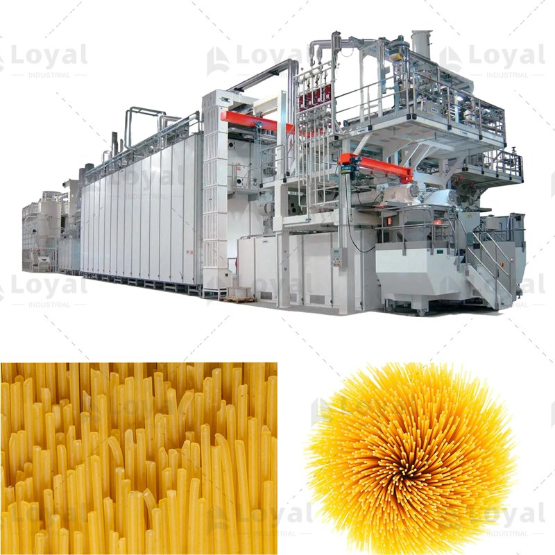 Linhas de Produção de Macarrão Longo e Curto Equipamento de Processamento de Macarrão Seco Linha de Produção de Macarrão