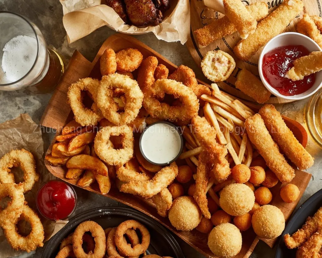 Lanche de macarrão de trigo fritador contínuo de batatas fritas fritador industrial
