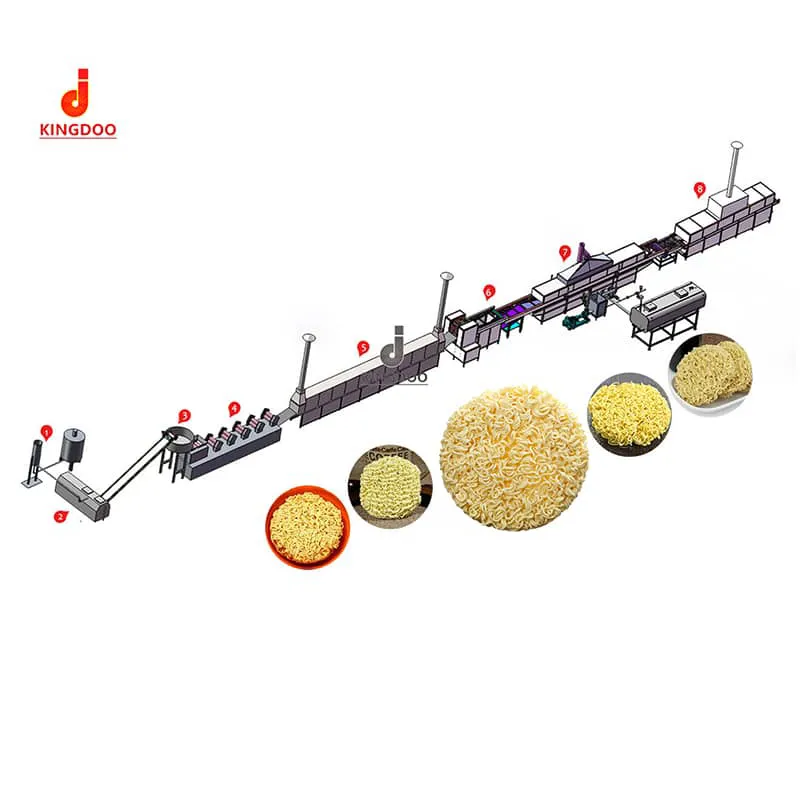 Fritadeira de Óleo de Alta Capacidade para Produção de Noodles Instantâneos