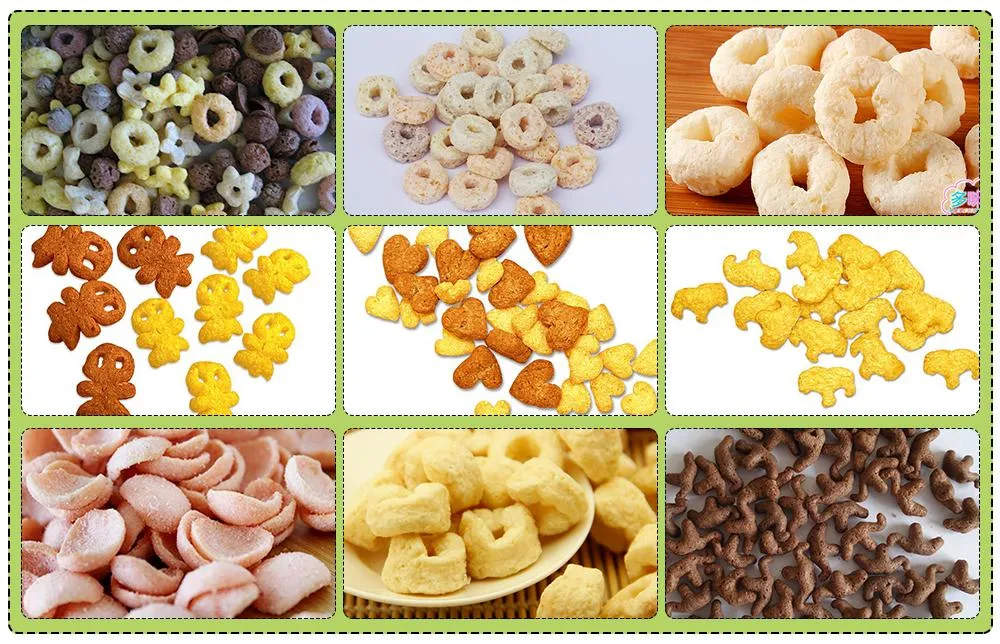 Amostras de Flocos de Milho Instantâneos