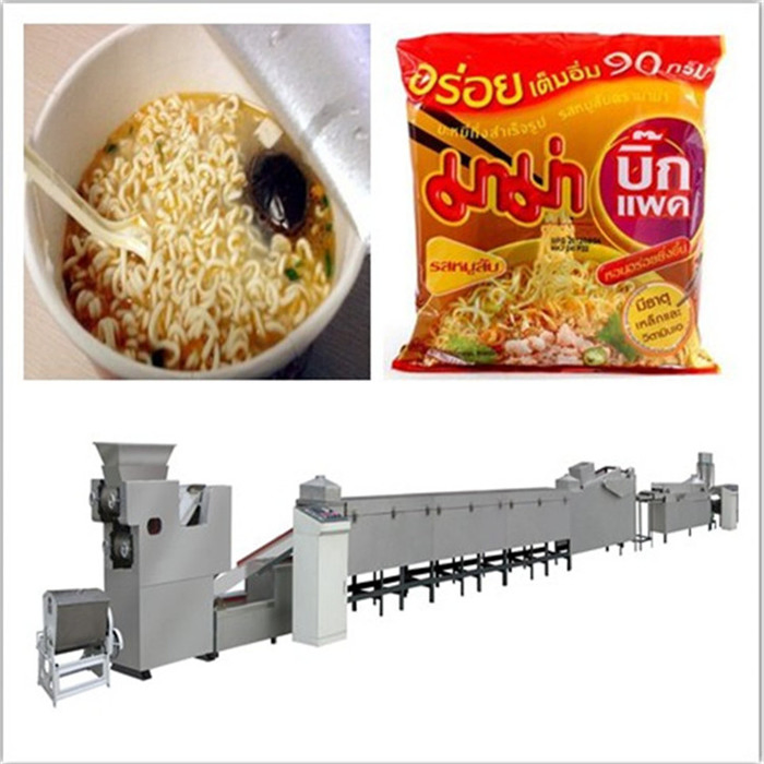 Equipamento para Fabricação de Macarrão Frito/Não Frito - Linha Completa de Macarrão Instantâneo em Saco de Barril