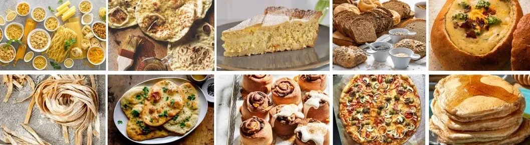 Variedade de Produtos Panificados