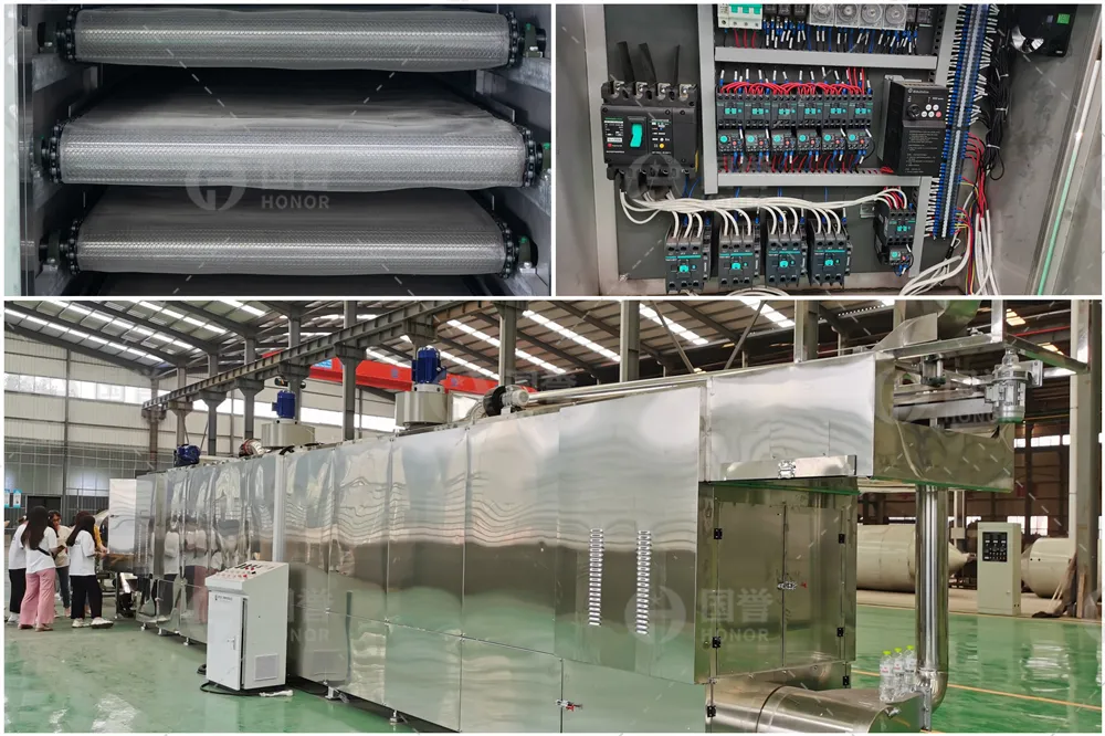 Máquina de Formação de Alimentos Puffados Inteligente Sistema de Produção de Snacks Recheados Totalmente Automatizado Máquina de Fazer Alimentos Puffados com Controle de Precisão