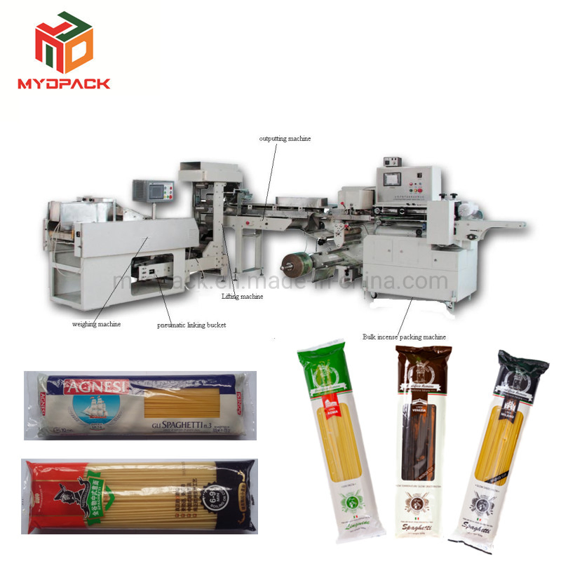 Máquina de Embalagem de Macarrão Instantâneo, Noodles, Macarrão, Pesagem e Embalagem, Equipamento de Embalagem, Máquina de Envoltório com Um Pesador