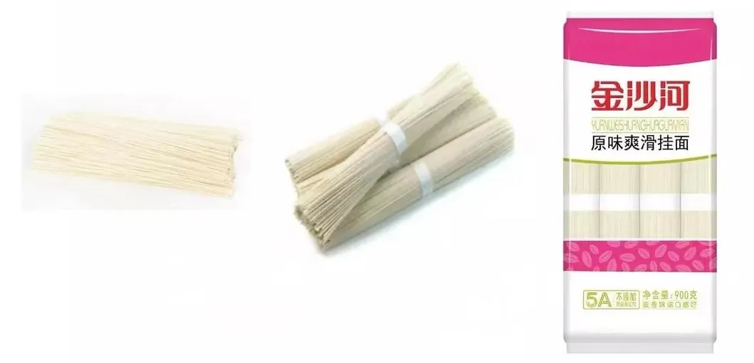 Máquina de Embalagem de Sacos Plásticos Tridimensionais para Noodles Planos, Sistema de Embalagem Tipo Almofada para Noodles Secos