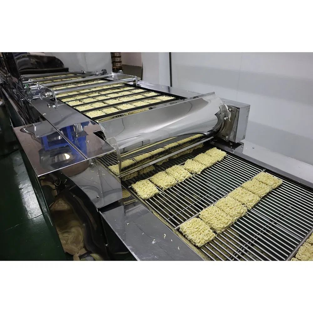 Sistema de Produção de Macarrão Instantâneo Frito Eficiente Industrial