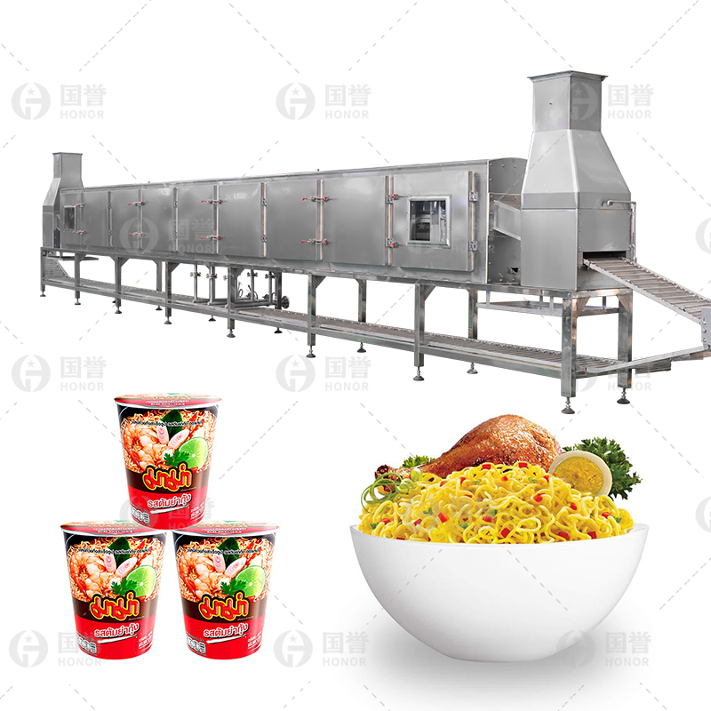 Planta de Fabricação de Processamento Automático de Macarrão Instantâneo em Aço Inoxidável