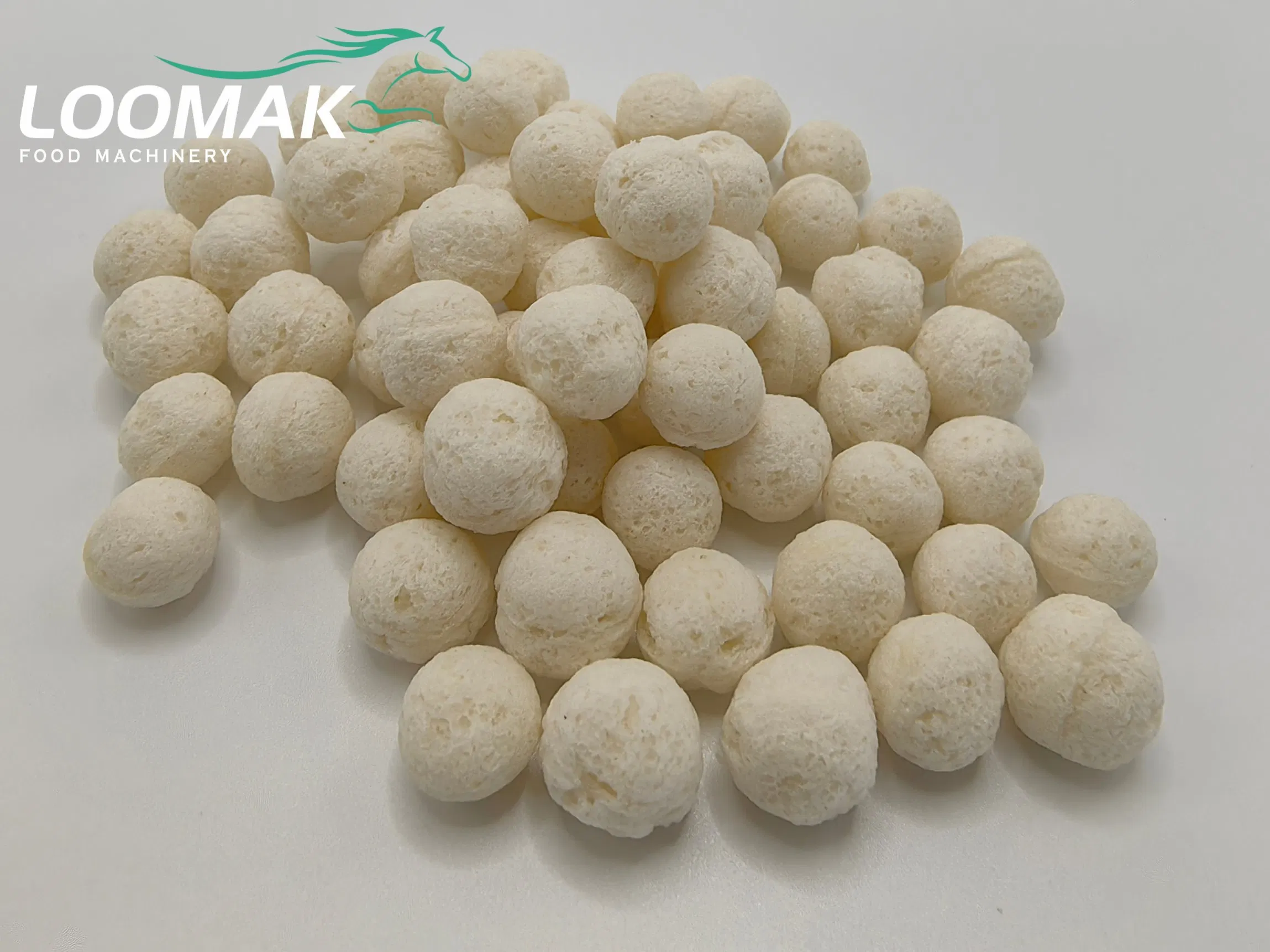 Sistema de Temperos Octogonal de Quatro Cabeças para Produção de Snacks de Alimentos Puffados Estáveis