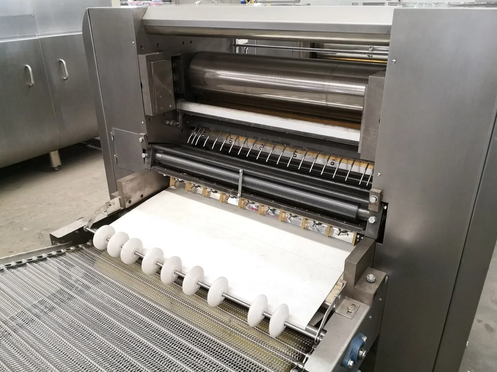 Linha de Produção de Noodles Instantâneos Secos Não Fritos com Capacidade 100000PCS
