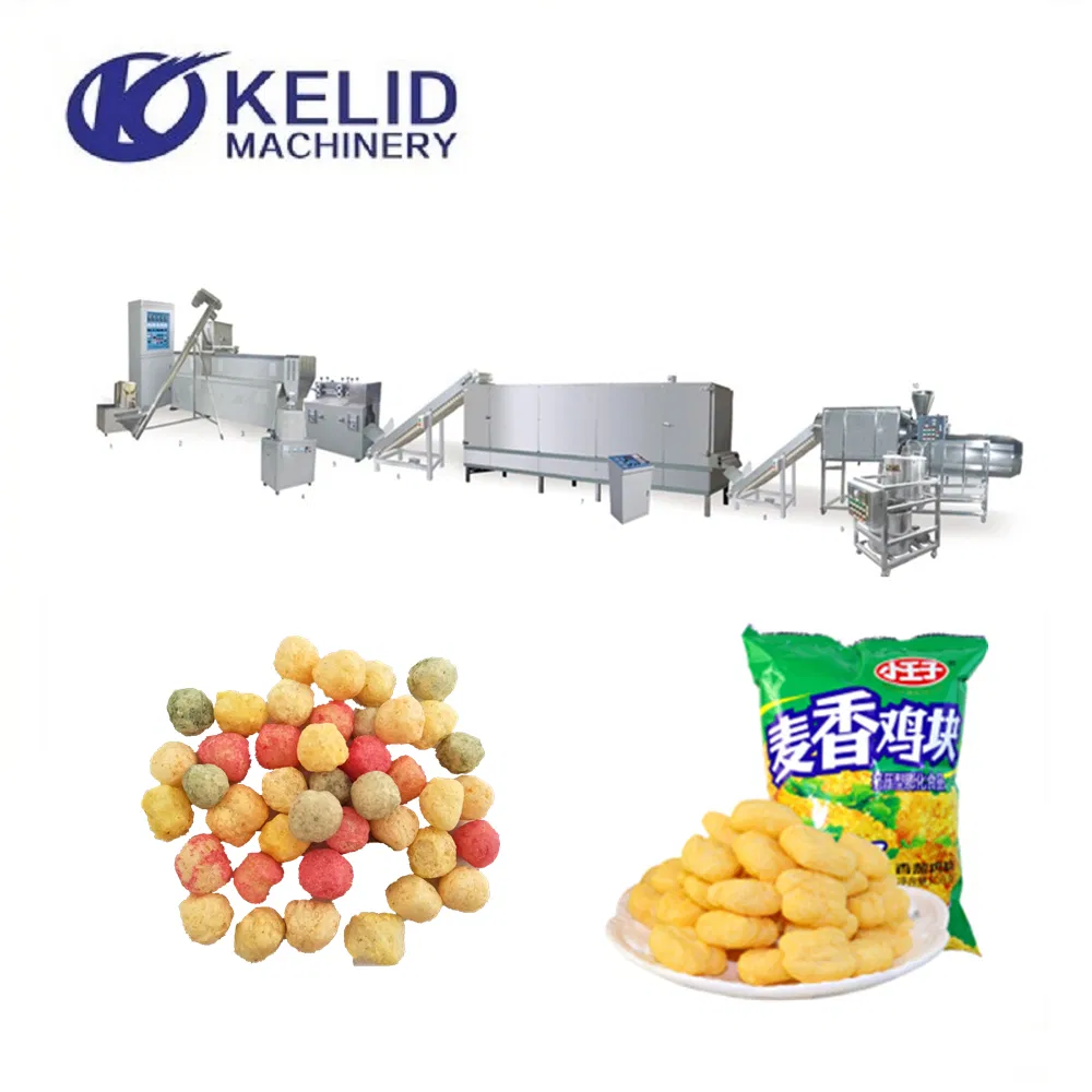 Linha de Produção de Chips de Lanche Frito de Farinha de Trigo Extrudada Automática