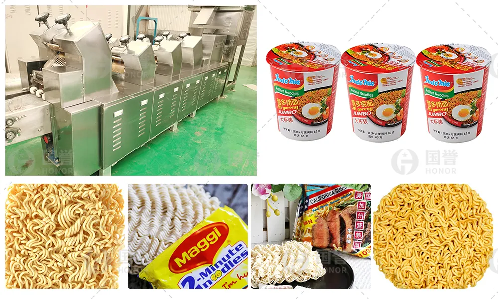 Equipamento de fabrico de macarrão instantâneo