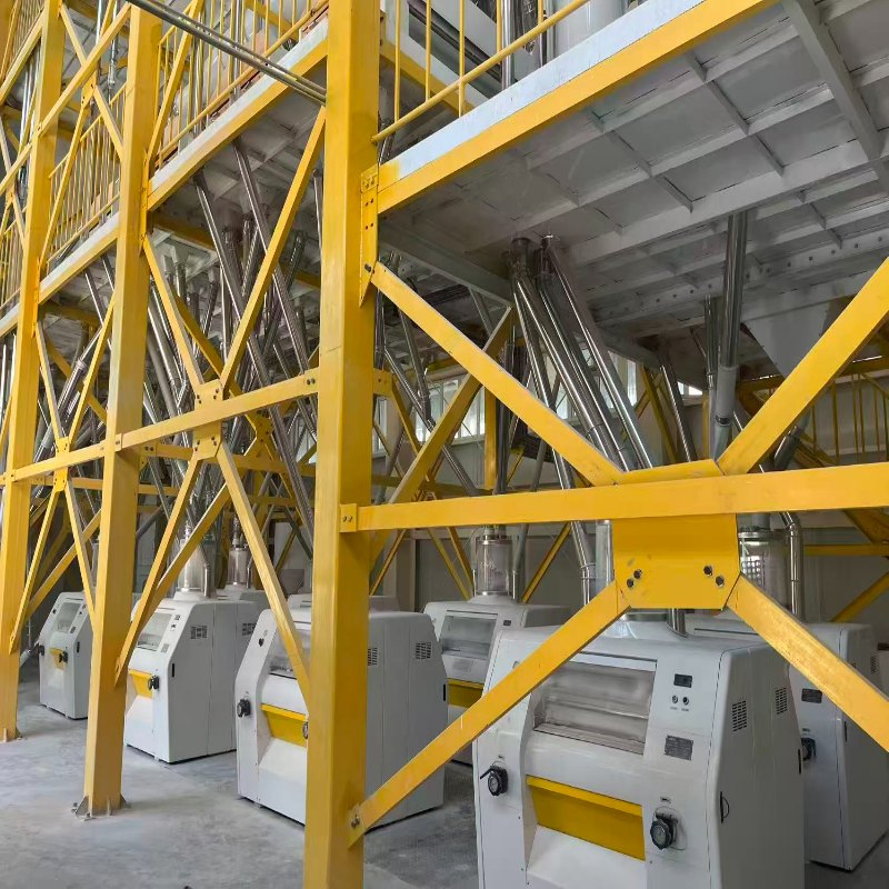 80tpd Planta de Moinho de Farinha de Trigo Máquina de Moagem Automática Completa para Fazer Massa Pão Bolo