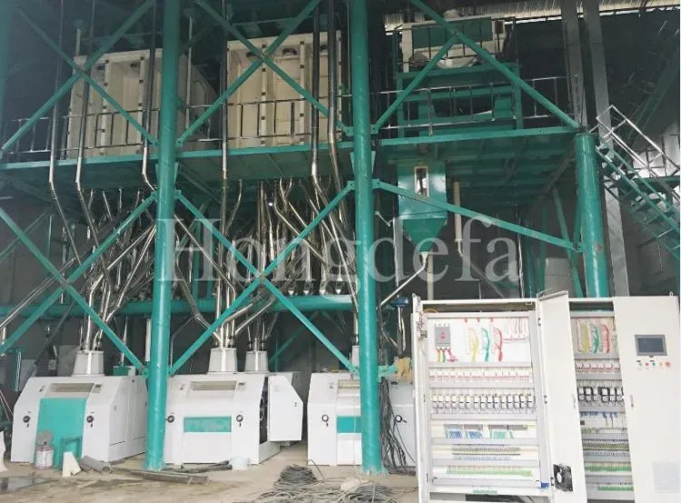 Planta de moinho de farinha de trigo 80T/24H no Quênia