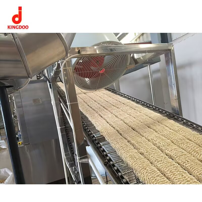 Linha de Produção de Ramen Frito Eficiente com Sistema de Secagem