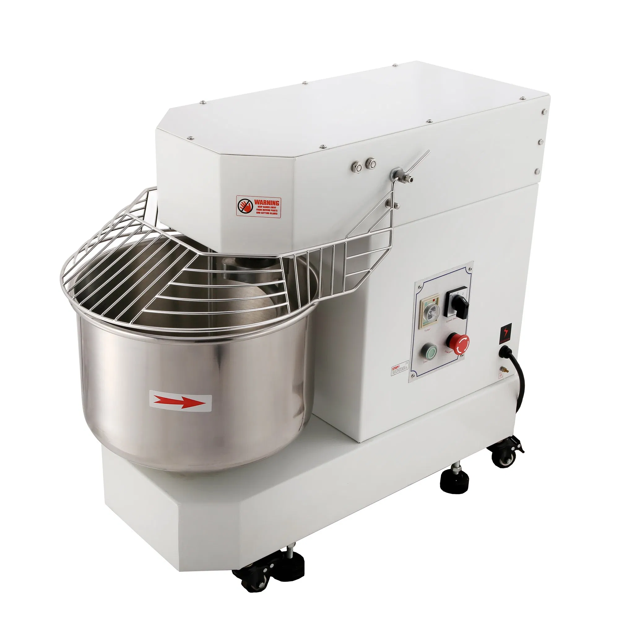 Equipamento de Padaria Misturador de Massa 12kg Farinha Misturador Espiral Elétrico de Massa 30L Máquina de Sovar Massa para Pizza Máquina de Fazer Pão Eletrodomésticos de Cozinha