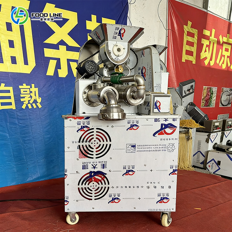60-150kg/Hour Máquina Automática de Macarrão Elétrica de Cabeça Única para Fazer Massas Frescas Italianas para Processamento de Massa de Noodle Extrusora
