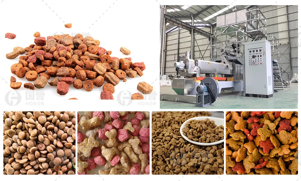 Linha de Produção de Ração Industrial Equipamento de Produção de Ração para Cães Fábrica de Fabricação de Ração para Gatos