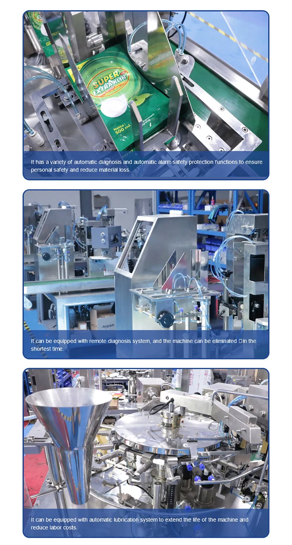Detalhes da Máquina de Embalagem Rotativa