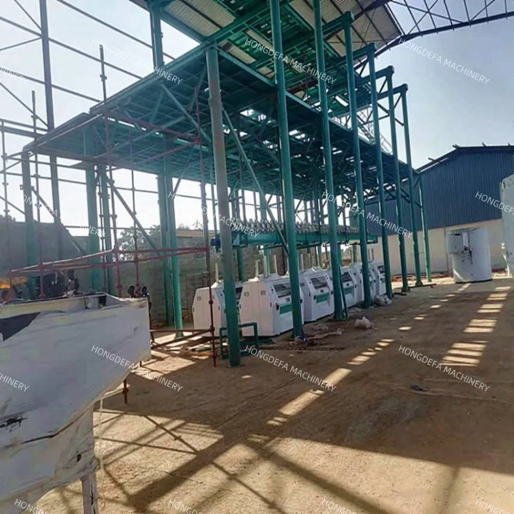 Moinho Pneumático 120t Por Dia Planta de Produção de Farinha de Trigo