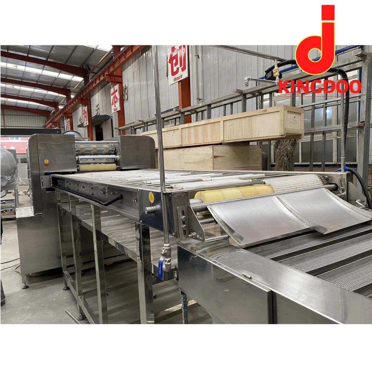 Fritadeira de Óleo de Alta Capacidade para Produção de Noodles Instantâneos