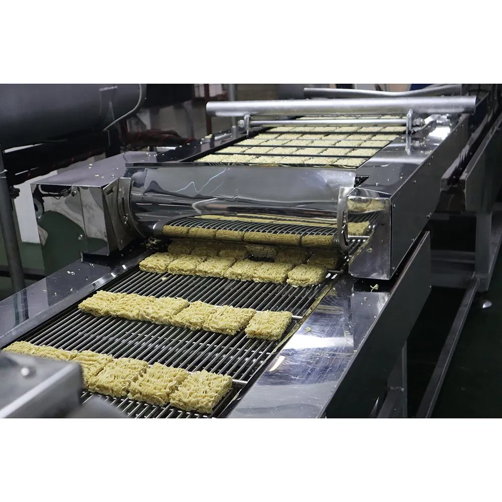 Sistema de Produção de Macarrão Instantâneo Frito Eficiente Industrial