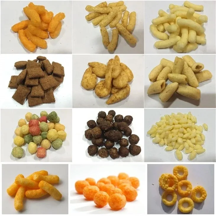 Amostras de Snacks Crocantes