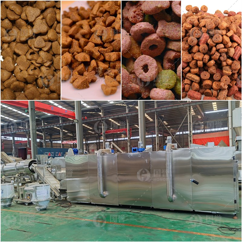Linha de Produção de Ração Industrial Equipamento de Produção de Ração para Cães Fábrica de Fabricação de Ração para Gatos