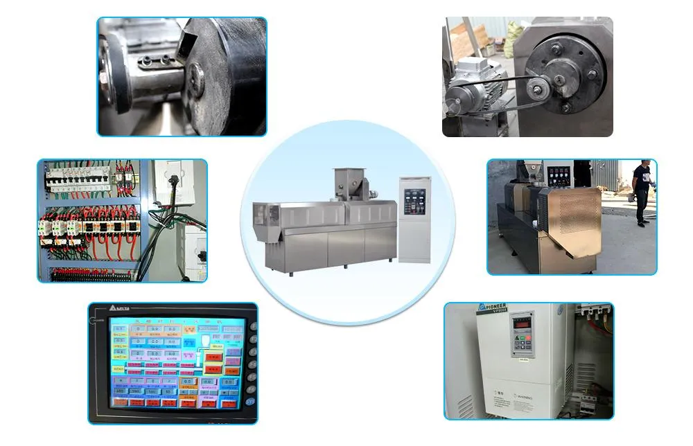 Equipamento de Processamento de Flocos de Milho Instantâneos Planta de Produção de Cereal Puffado