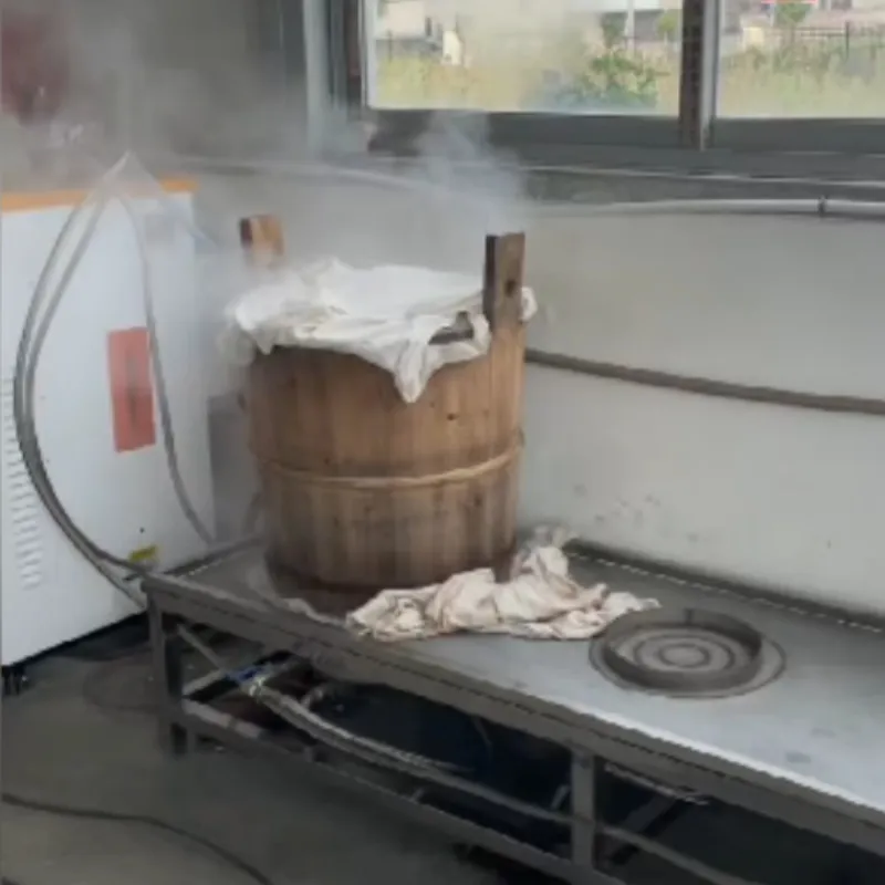Detalhe do Equipamento de Cozinha para Arroz