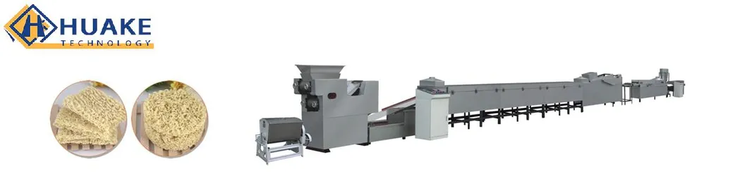 Linha de Produção de Macarrão Instantâneo Processamento Automático de Macarrão Instantâneo Frito