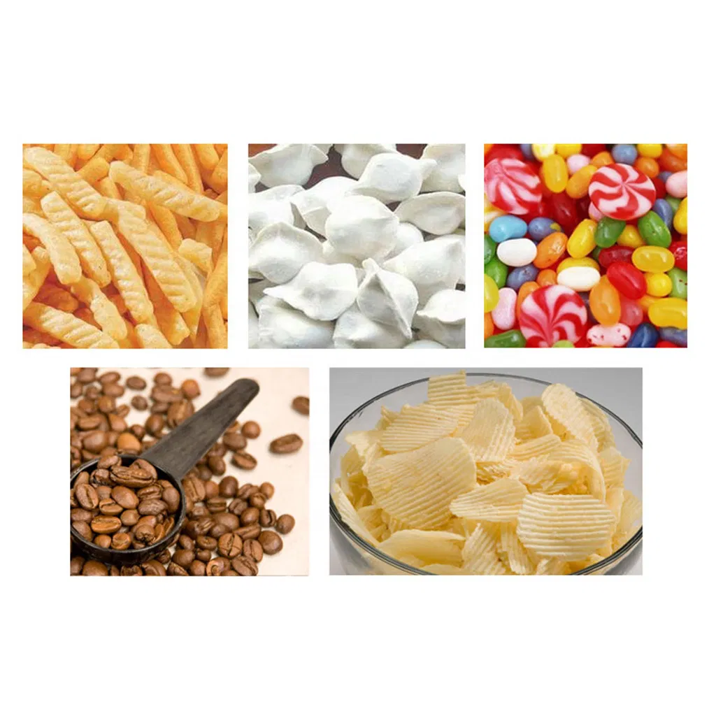 Barras de Chocolate, Pedacinhos, Lanches, Sacos em Pé, Sacos Planos, Zíper, Doypack Multifuncional, Sistemas de Embalagem