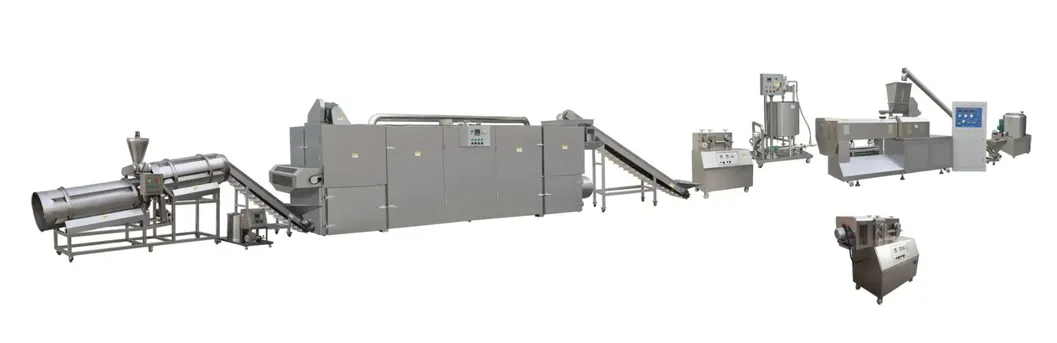 Máquina de Formação de Alimentos Puffados Inteligente Sistema de Produção de Snacks Recheados Totalmente Automatizado Máquina de Fazer Alimentos Puffados com Controle de Precisão