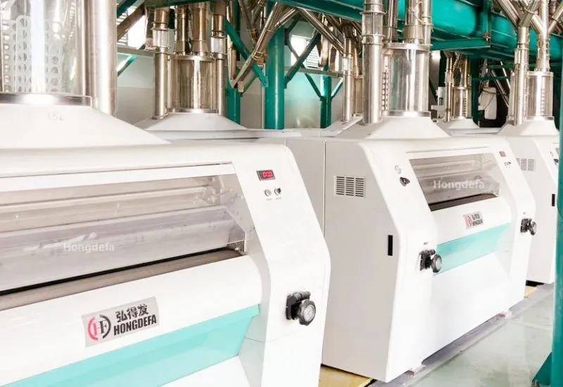 Linha de Processamento Completa 80t/24h Fábrica de Farinha de Trigo na Etiópia e no Quênia