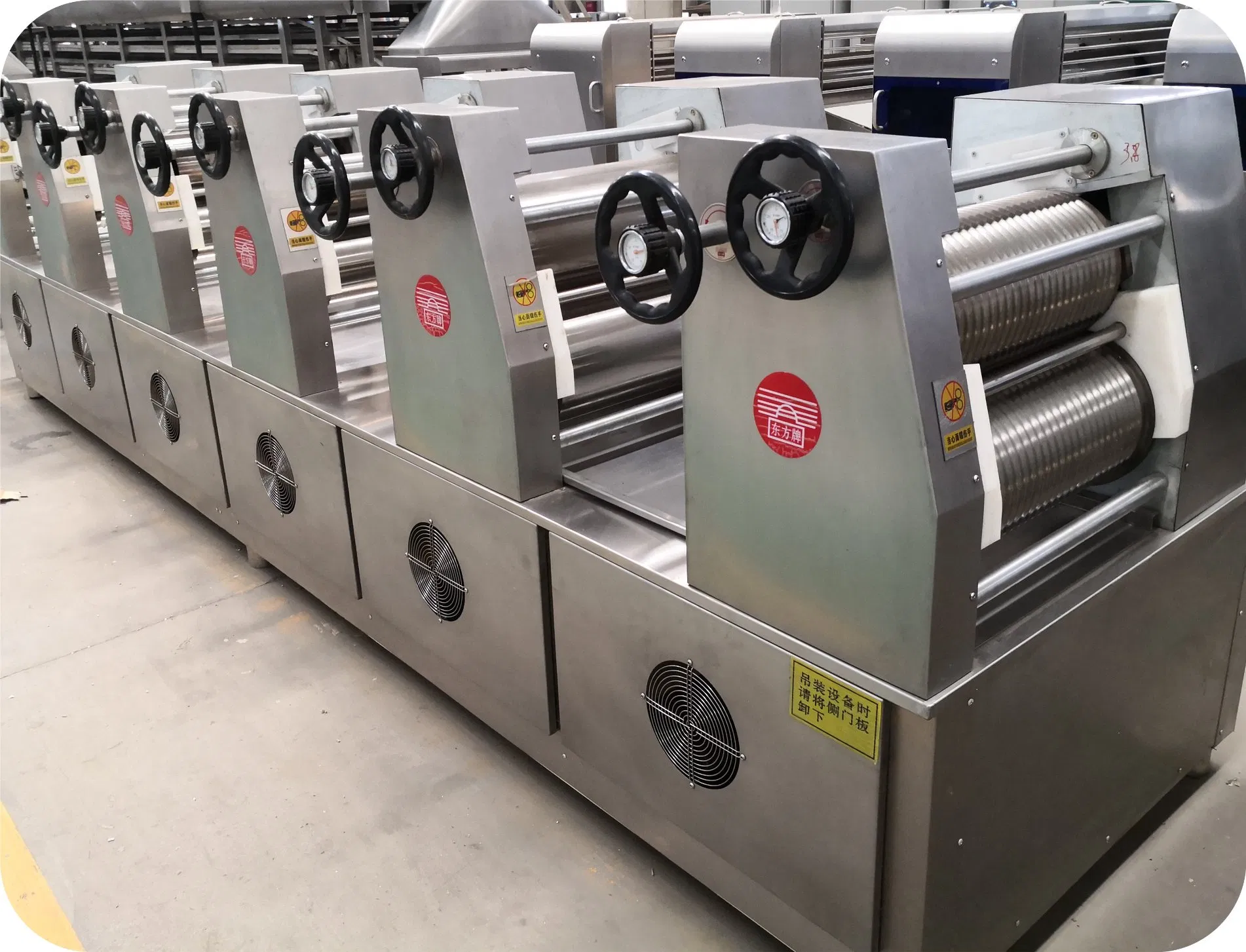 Linha de Produção de Noodles Instantâneos Secos Não Fritos com Capacidade 100000PCS