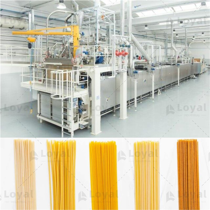Linhas para a Produção de Espaguete Longo Cortado de Massa Seca
