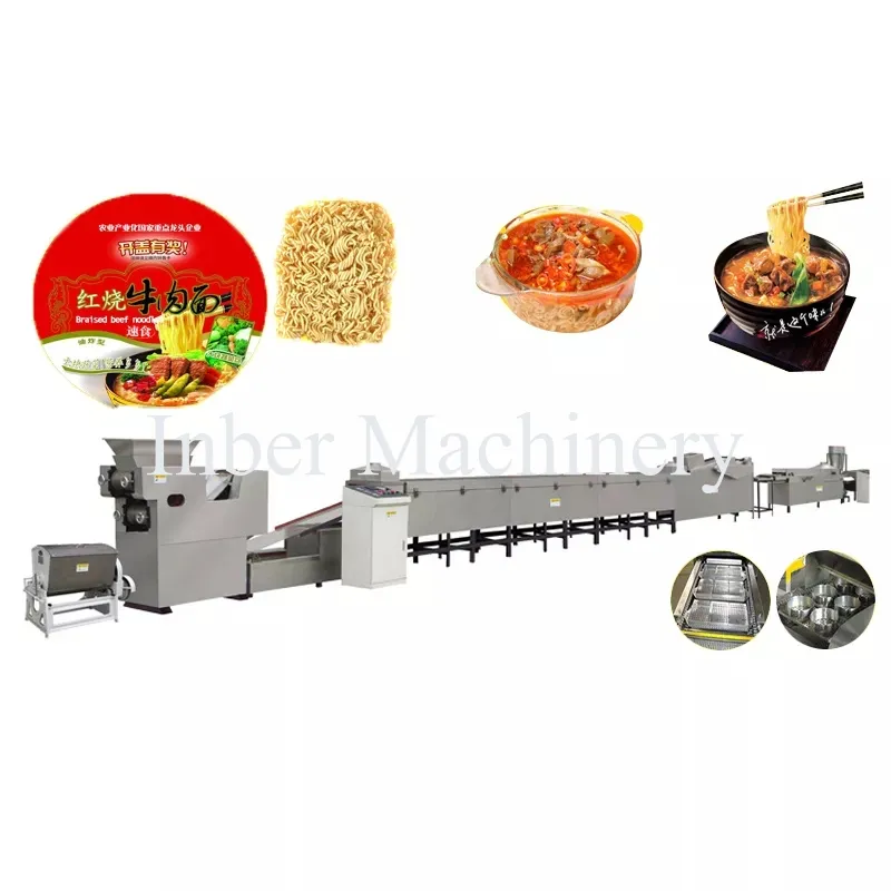 Máquina Automática de Macarrão Instantâneo do Japão de Grande Capacidade Personalizada Linha de Produção de Macarrão Fresco/Seco