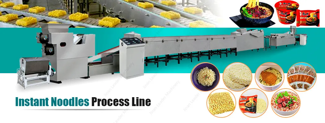 Linha de Produção de Macarrão Instantâneo Frito Automática Completa à Venda