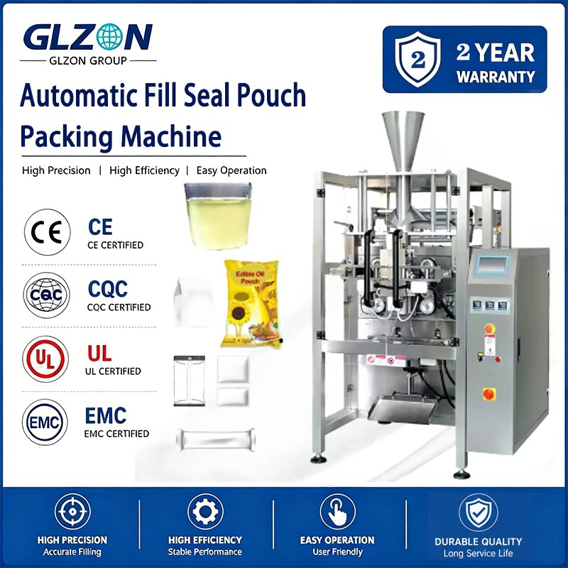 Máquina de Embalagem em Pouch Vertical Automática Multifuncional de Serviço Completo para Macarrão Fusilli Fresco