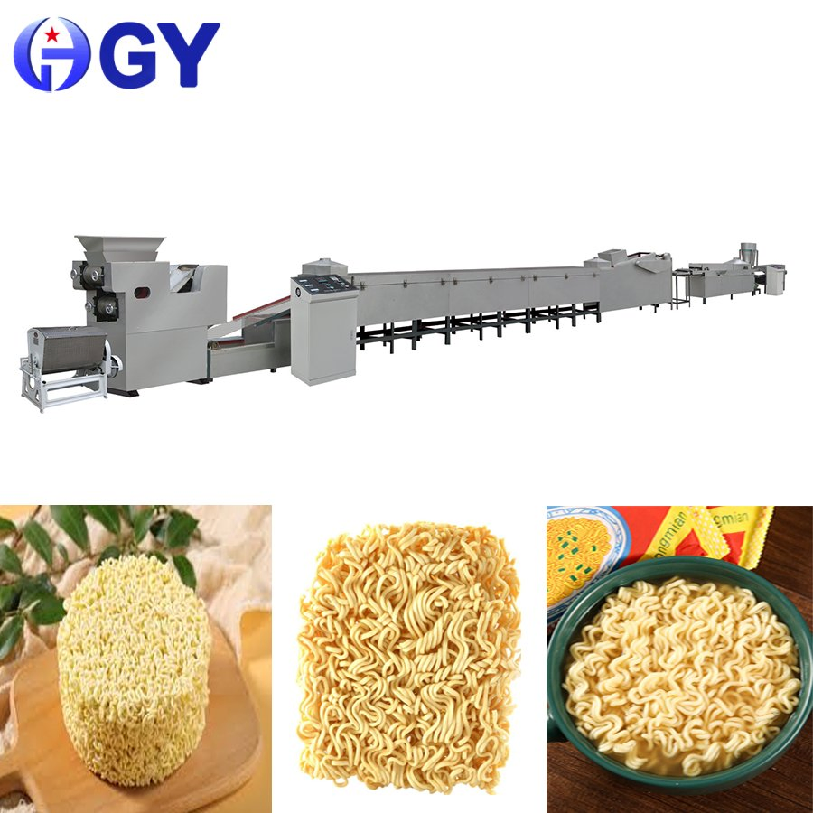 Linha de Produção de Macarrão Instantâneo Frito de Alta Eficiência com Sistema de Filtro de Óleo