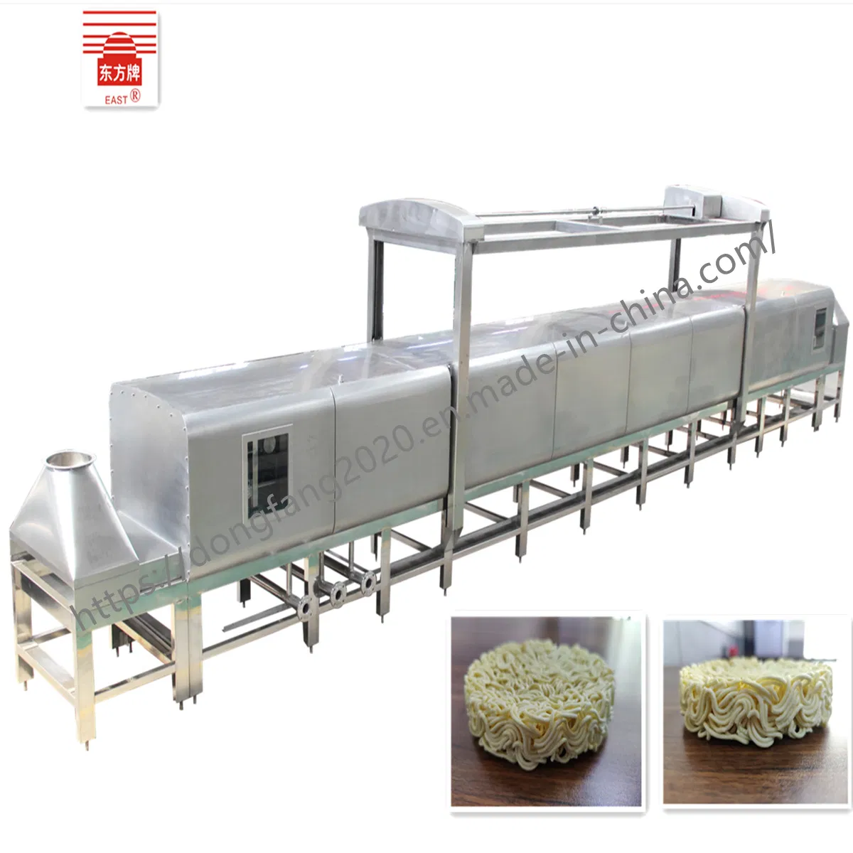 Máquina Equipamento de Linha de Processamento de Macarrão Redondo Não Frito