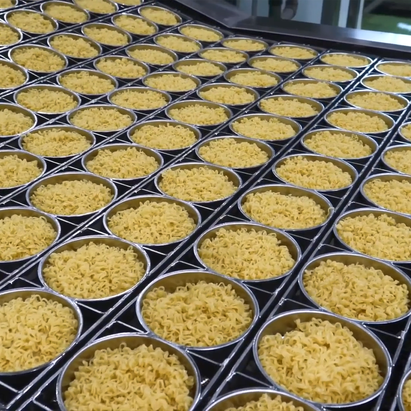 Fornecedor de Força Ss410 Fritadeira de Macarrão Instantâneo Personalizada para Máquinas de Fritar Macarrão