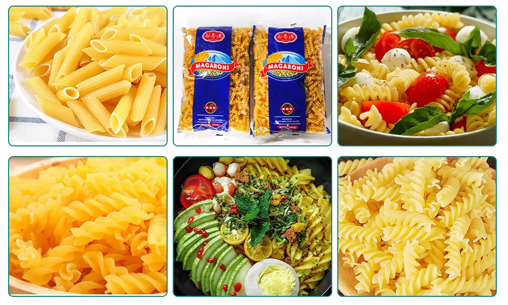 Amostras de Massas Alimentícias