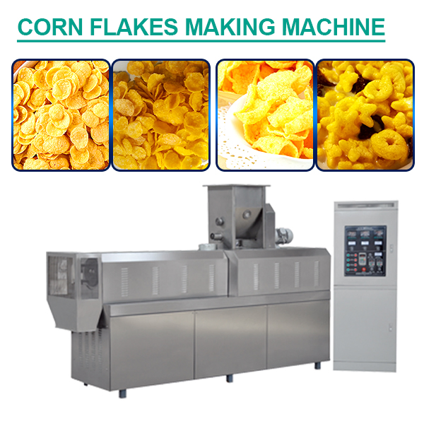 Equipamento de Processamento de Flocos de Milho Instantâneos Planta de Produção de Cereal Puffado