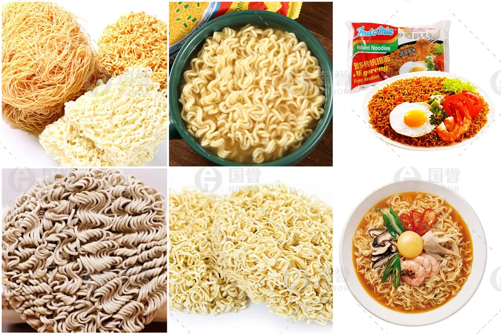 Máquina de Fazer Macarrão Instantâneo Frito e Linha de Produção de Macarrão Nutritivo para Fábrica de Diferentes Escalas