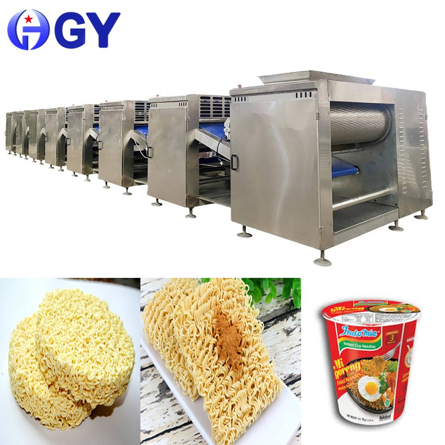 Máquina de Fazer Noodles Instantâneos Fritos Linha de Produção de Noodles Ramen