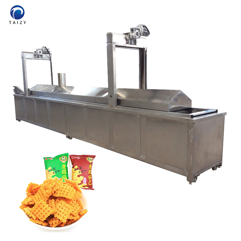 Linha de Produção de Salada de Bugles de Massa Frita Puffada em Aço Inoxidável com Crosta de Arroz
