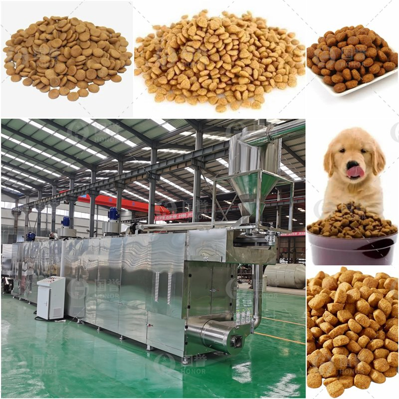 Linha de Produção de Ração Industrial Equipamento de Produção de Ração para Cães Fábrica de Fabricação de Ração para Gatos
