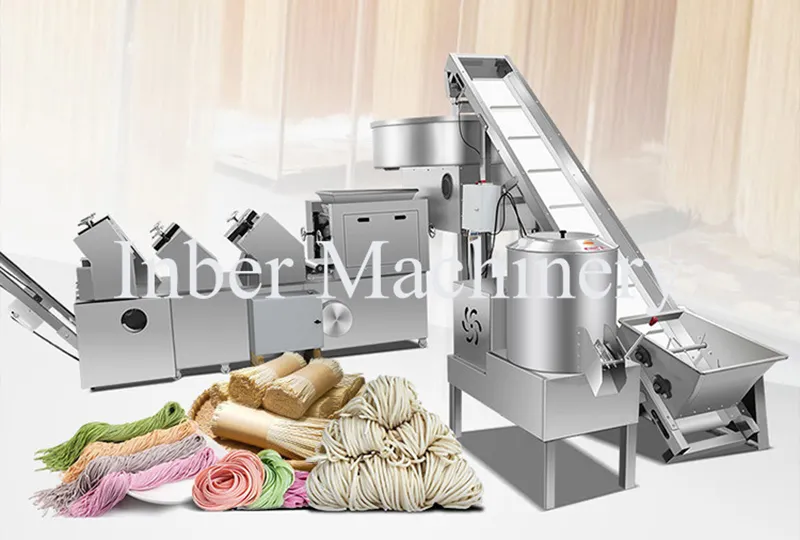 Máquina Automática de Macarrão Instantâneo do Japão de Grande Capacidade Personalizada Linha de Produção de Macarrão Fresco/Seco