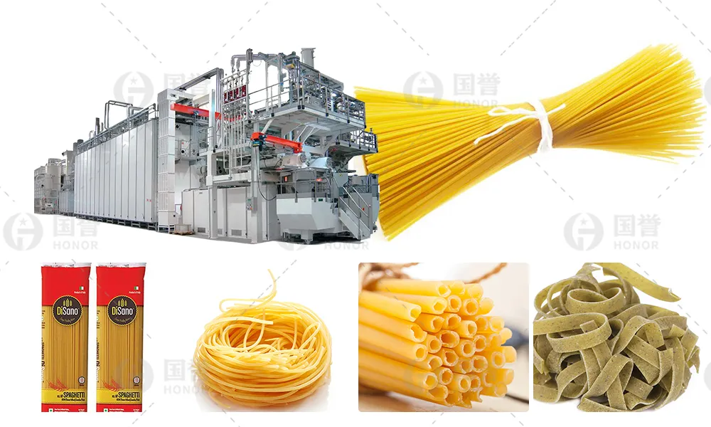 Linha de Processamento de Macarrão Automática de Alta Capacidade para Alimentos / Linha de Produção de Macarrão