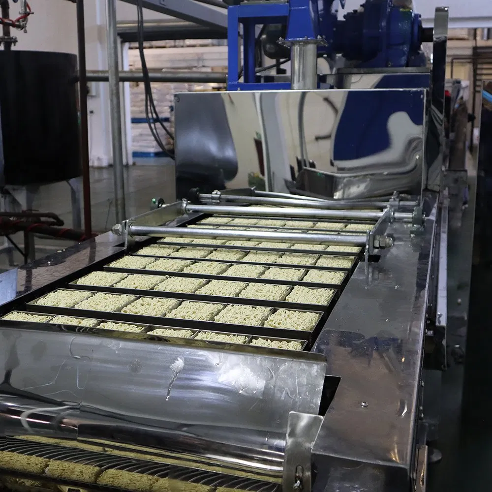 Sistema de Produção de Macarrão Instantâneo Frito Eficiente Industrial